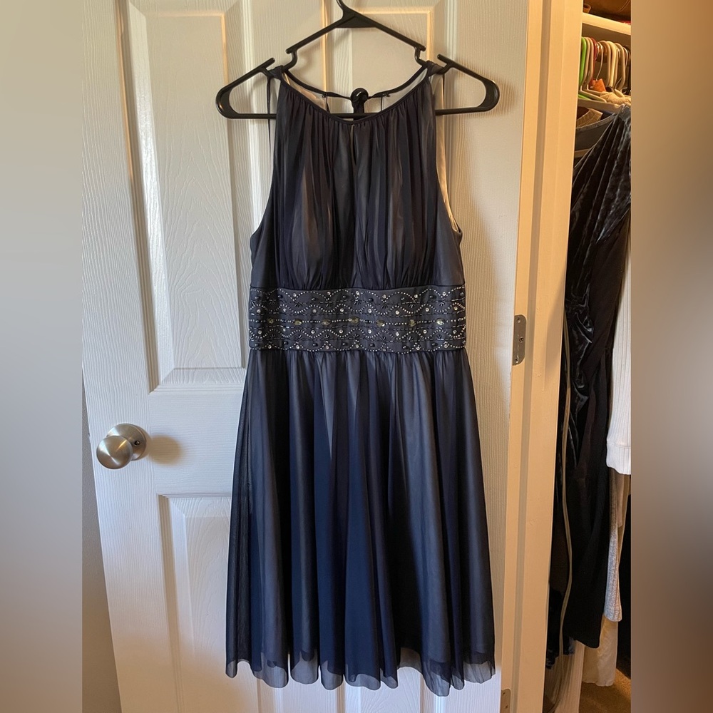 Elegant Blue Evening Dress